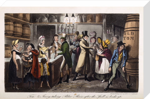 Tom and Jerry taking Blue Ruin after the Spell is broke up 1821