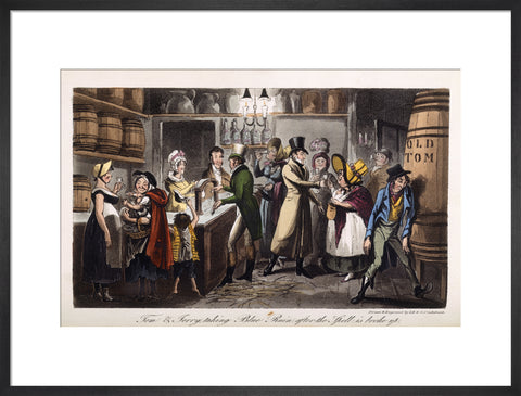 Tom and Jerry taking Blue Ruin after the Spell is broke up 1821