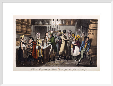 Tom and Jerry taking Blue Ruin after the Spell is broke up 1821