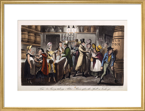 Tom and Jerry taking Blue Ruin after the Spell is broke up 1821