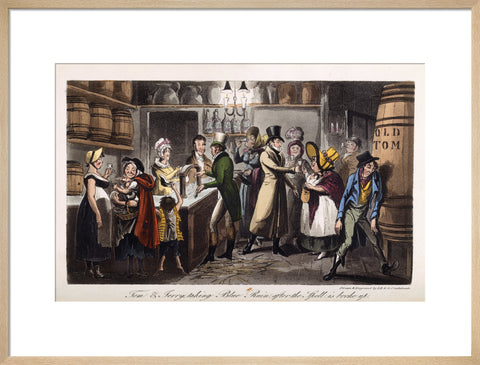 Tom and Jerry taking Blue Ruin after the Spell is broke up 1821