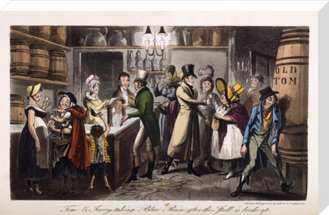 Tom and Jerry taking Blue Ruin after the Spell is broke up 1821