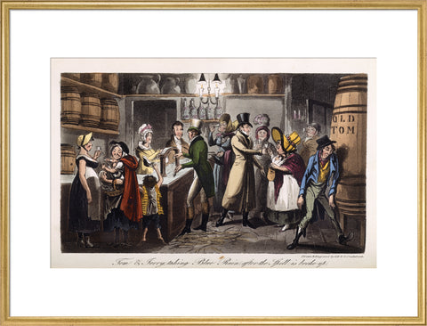 Tom and Jerry taking Blue Ruin after the Spell is broke up 1821