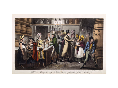 Tom and Jerry taking Blue Ruin after the Spell is broke up 1821