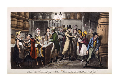 Tom and Jerry taking Blue Ruin after the Spell is broke up 1821