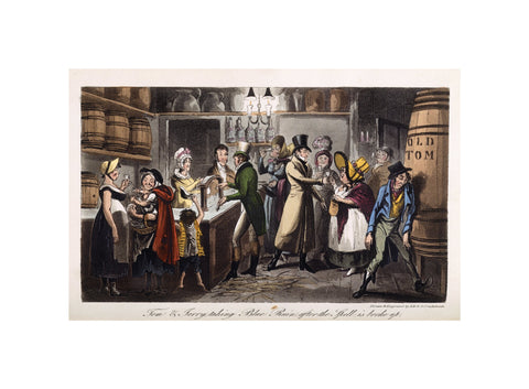 Tom and Jerry taking Blue Ruin after the Spell is broke up 1821