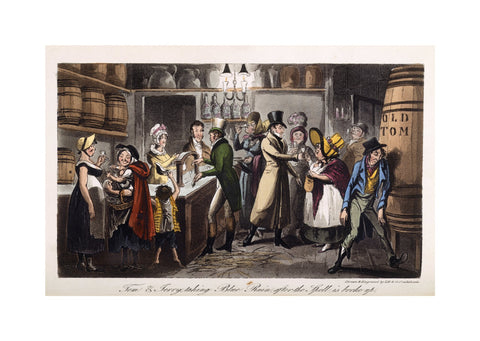 Tom and Jerry taking Blue Ruin after the Spell is broke up 1821