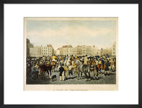 A View in Smithfield on a Friday afternoon 19th century
