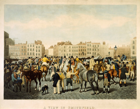 A View in Smithfield on a Friday afternoon 19th century
