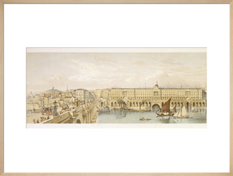 Somerset House and Waterloo Bridge: 19th century