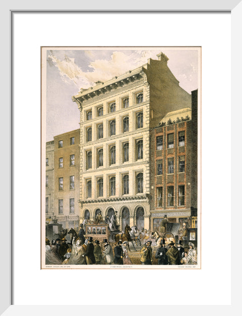 A view of new buildings in Cheapside 1862