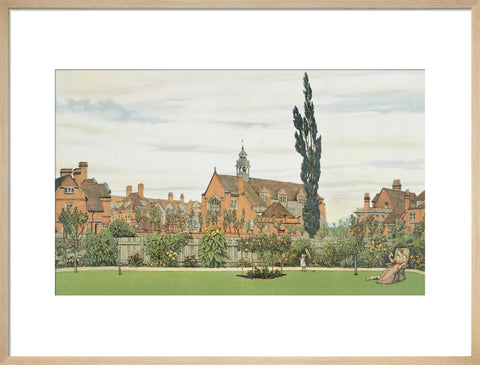 Church and Parsonage with Stores &c. looking South West 1881