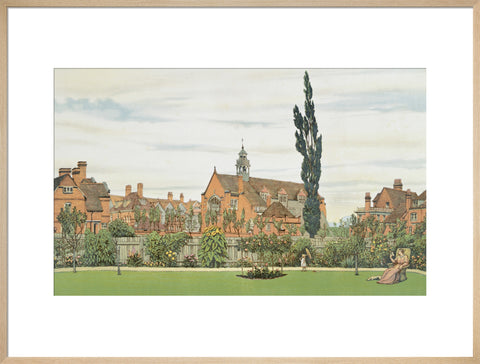 Church and Parsonage with Stores &c. looking South West 1881