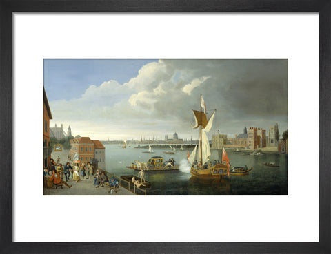 The Thames at Horseferry with Lambeth Palace and a Distant View of the City 18th century