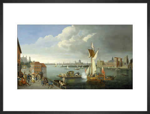 The Thames at Horseferry with Lambeth Palace and a Distant View of the City 18th century