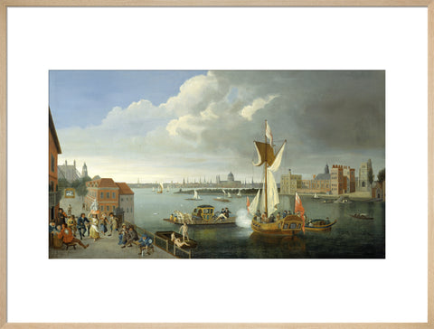 The Thames at Horseferry with Lambeth Palace and a Distant View of the City 18th century