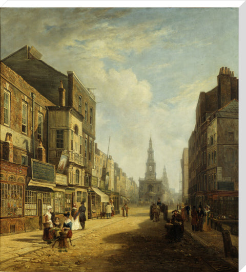 The Strand Looking Eastwards from Exeter Change 1824