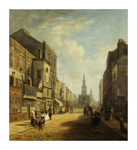 The Strand Looking Eastwards from Exeter Change 1824