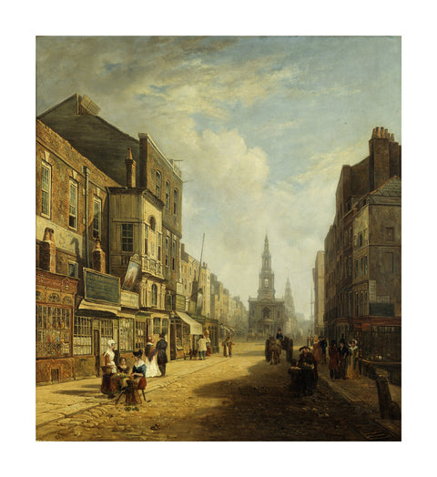 The Strand Looking Eastwards from Exeter Change 1824