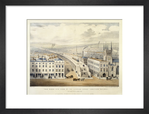 Bird's Eye view of the London Grand Junction Railway 1846