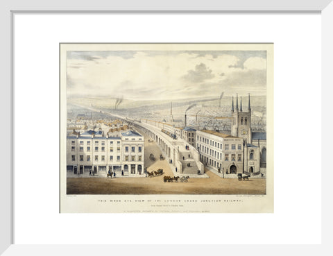 Bird's Eye view of the London Grand Junction Railway 1846