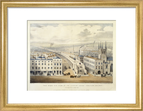 Bird's Eye view of the London Grand Junction Railway 1846