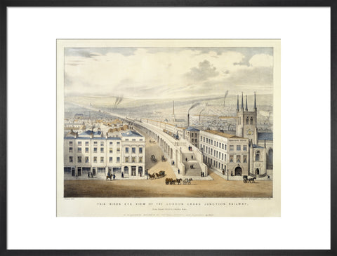 Bird's Eye view of the London Grand Junction Railway 1846
