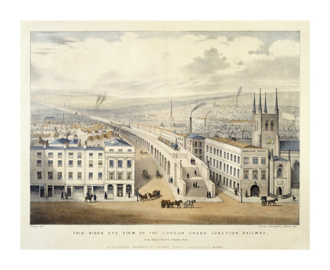 Bird's Eye view of the London Grand Junction Railway 1846