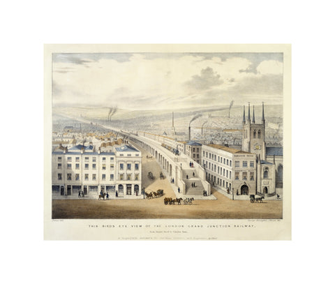 Bird's Eye view of the London Grand Junction Railway 1846