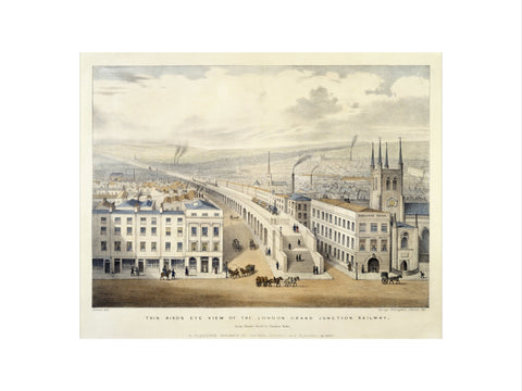 Bird's Eye view of the London Grand Junction Railway 1846
