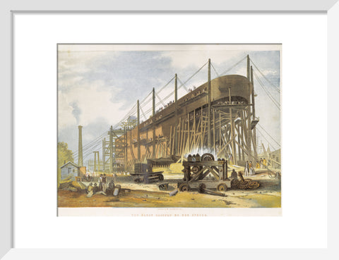 The Great Eastern on Stocks 1857