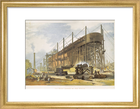 The Great Eastern on Stocks 1857