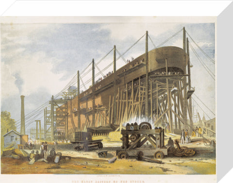 The Great Eastern on Stocks 1857