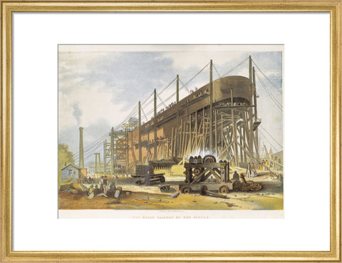 The Great Eastern on Stocks 1857