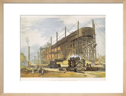 The Great Eastern on Stocks 1857