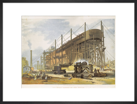 The Great Eastern on Stocks 1857