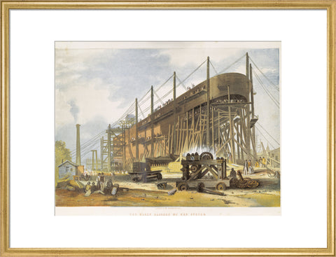 The Great Eastern on Stocks 1857