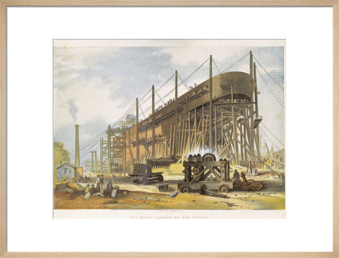 The Great Eastern on Stocks 1857