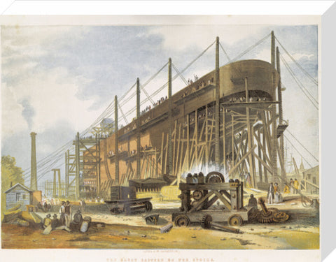 The Great Eastern on Stocks 1857