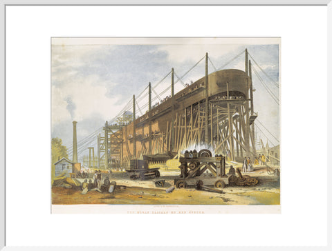 The Great Eastern on Stocks 1857