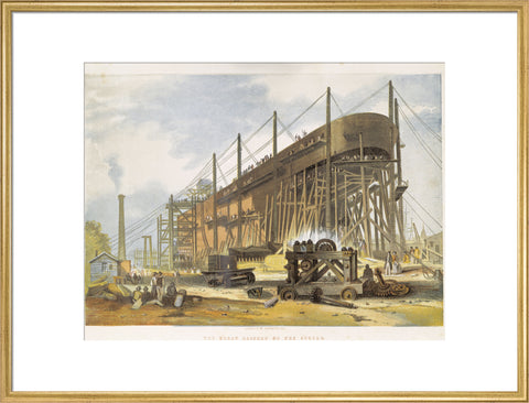 The Great Eastern on Stocks 1857