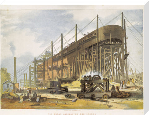 The Great Eastern on Stocks 1857