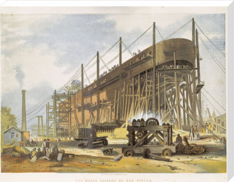 The Great Eastern on Stocks 1857