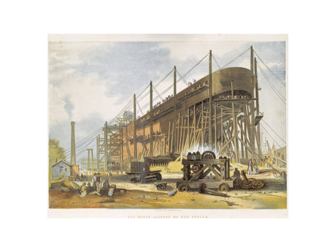 The Great Eastern on Stocks 1857