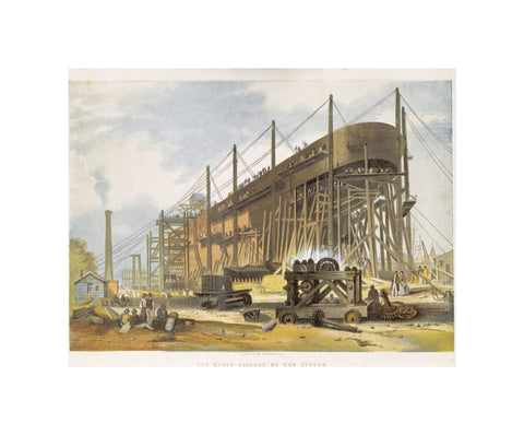 The Great Eastern on Stocks 1857