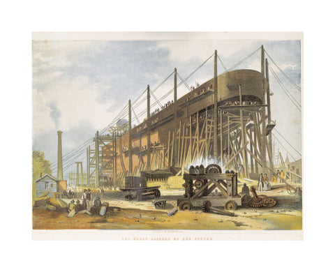 The Great Eastern on Stocks 1857