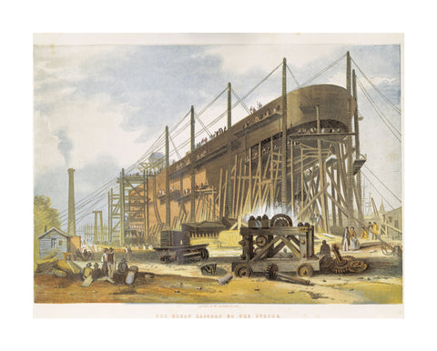 The Great Eastern on Stocks 1857