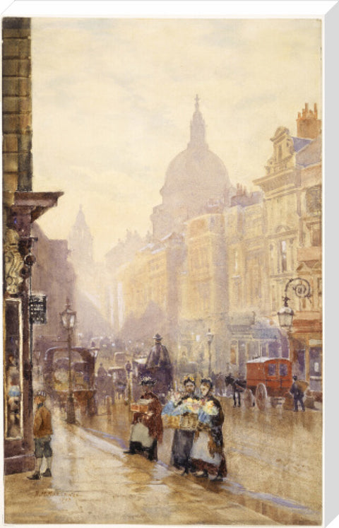 Two Flower Sellers in Cannon Street near Walbrook 1839