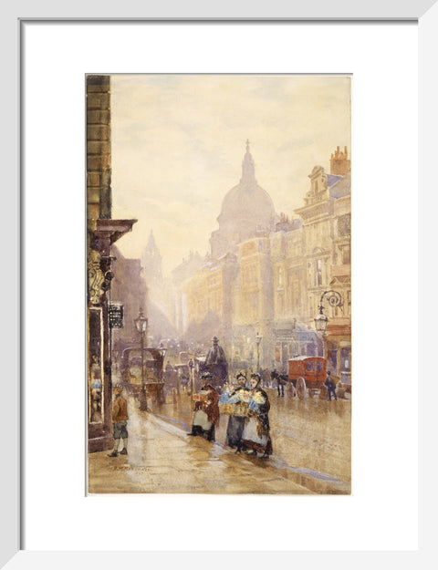 Two Flower Sellers in Cannon Street near Walbrook 1839