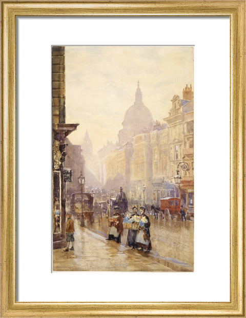 Two Flower Sellers in Cannon Street near Walbrook 1839